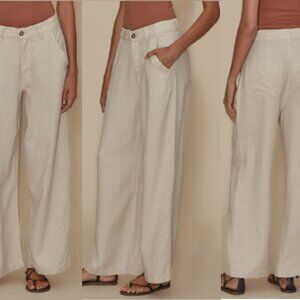 Linen Jude Ankle Trouser Women's Pant Sand Natural
